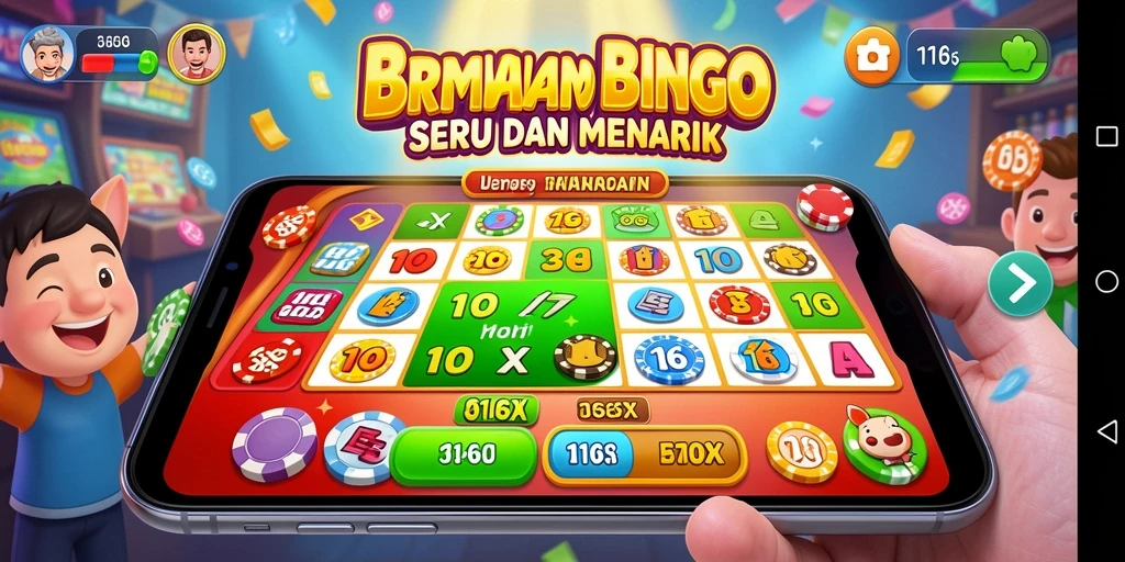Tampilan utama gameplay Bingo yang menarik di 116X.