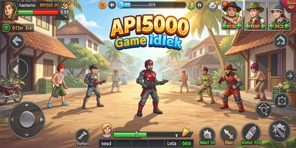 Tampilan gameplay menarik dari API5000 yang menantang.