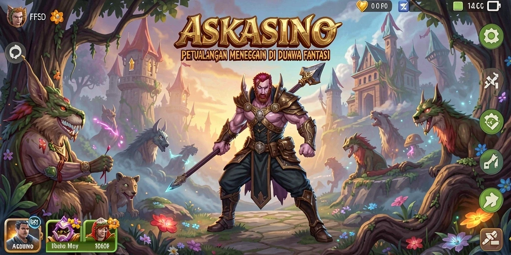 Tampilan gameplay seru dan menegangkan dari ASKASINO.