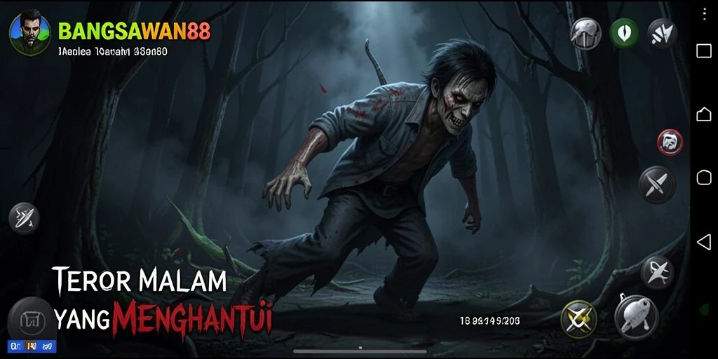Gameplay BANGSAWAN88 dengan suasana Horror yang mencekam.
