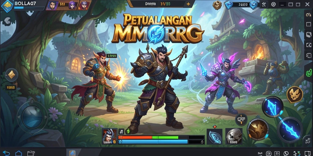Tampilan gameplay BOLA07 yang menakjubkan dan mendalam.