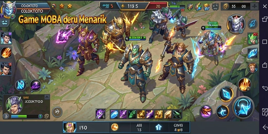 Tampilan gameplay seru dan menegangkan dari COLOKTOTO.