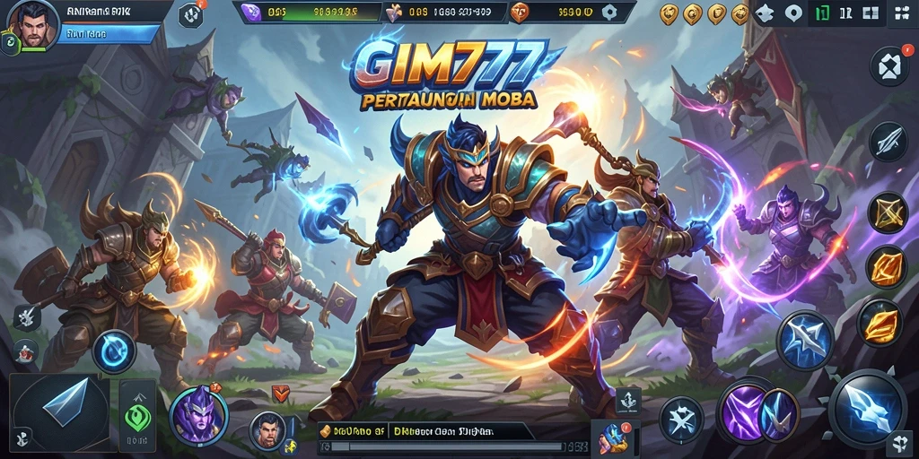 Tampilan seru dan menegangkan dari gameplay <strong>GIM777</strong> dalam pertempuran tim.