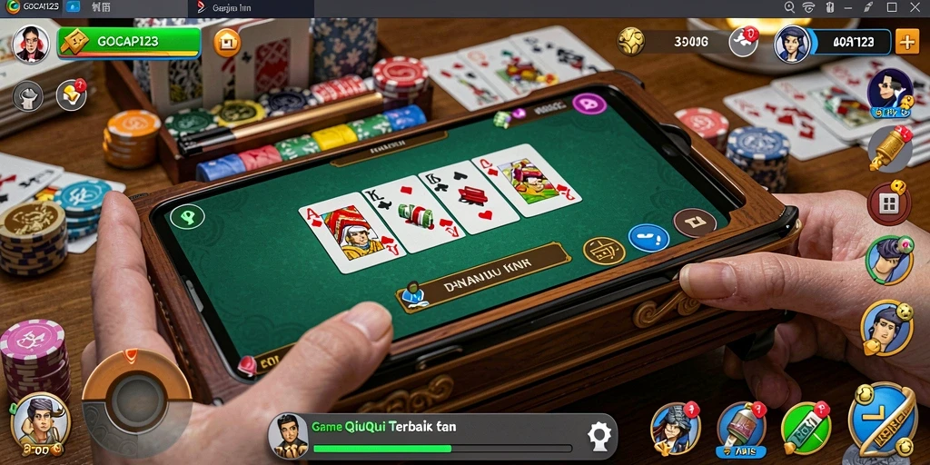 Tampilan gameplay seru dari GOCAP123 dengan permainan QiuQiu.