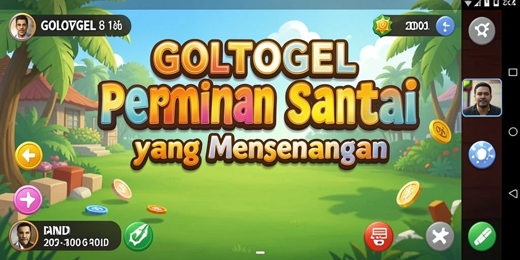 Tampilan gameplay GOLTOGEL yang menarik dan santai.