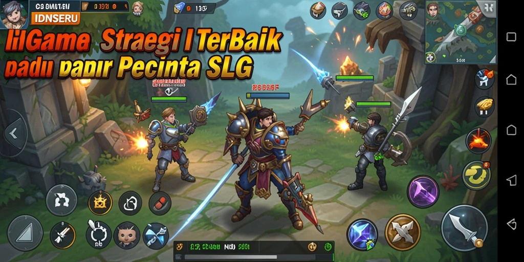 Tampilan gameplay mendebarkan dalam IDNSERU dengan strategi yang penuh tantangan.