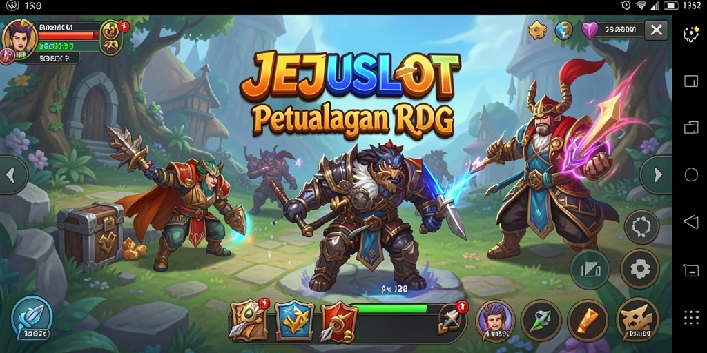 Tampilan gameplay JEJUSLOT yang penuh aksi seru.
