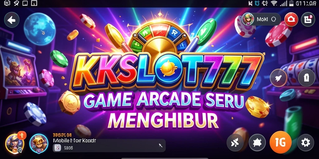 Tampilan gameplay KKSLOT777 yang mendebarkan dan penuh warna.