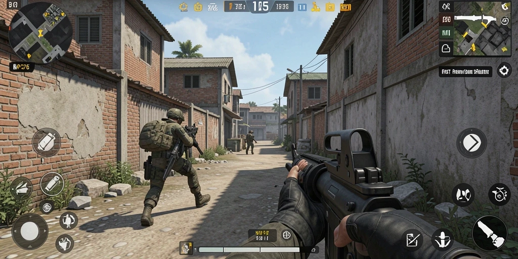 Tampilan dramatis dari gameplay MPO76 yang intens dan seru.