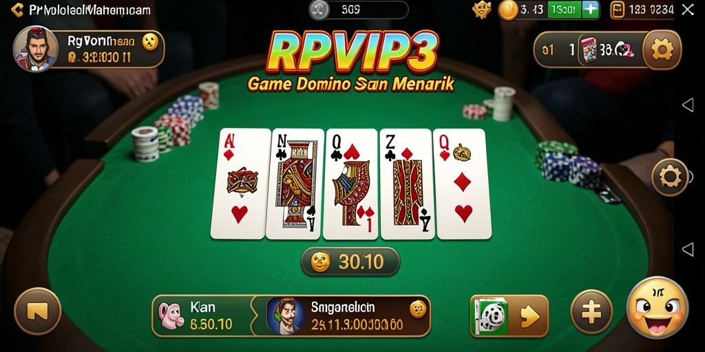 Tampilan gameplay Domino yang penuh tantangan dan keseruan.