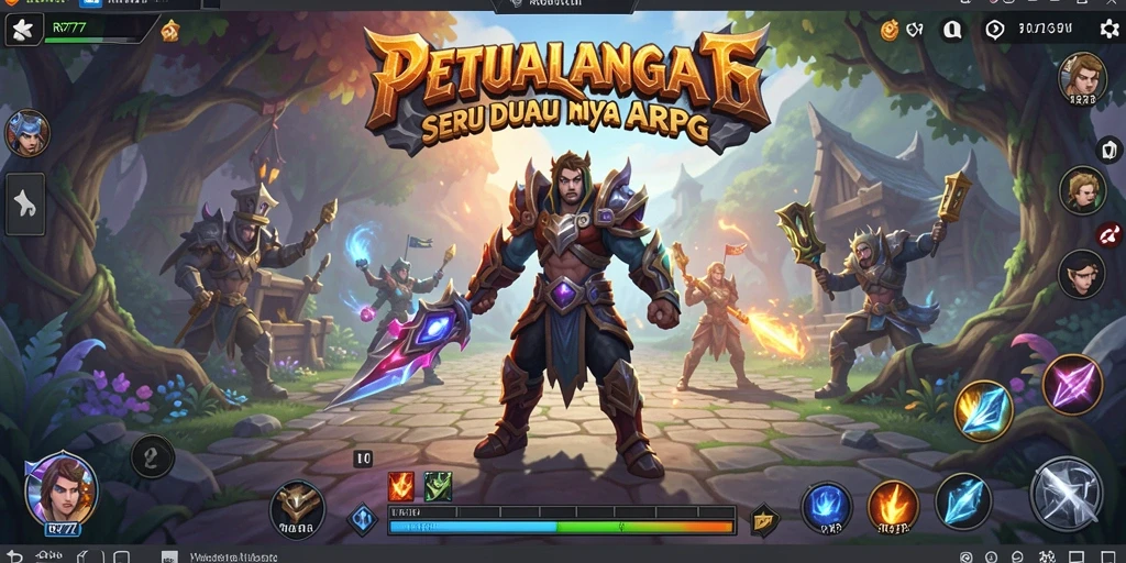 Gameplay mendebarkan dalam dunia ARPG yang luas.