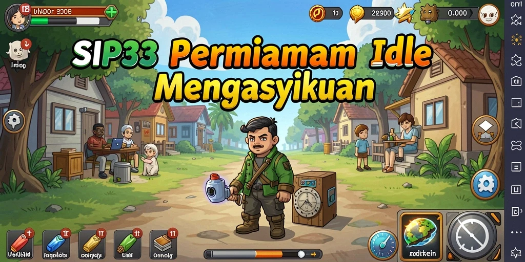 Tampilan gameplay SIP33 yang menarik dan penuh warna.