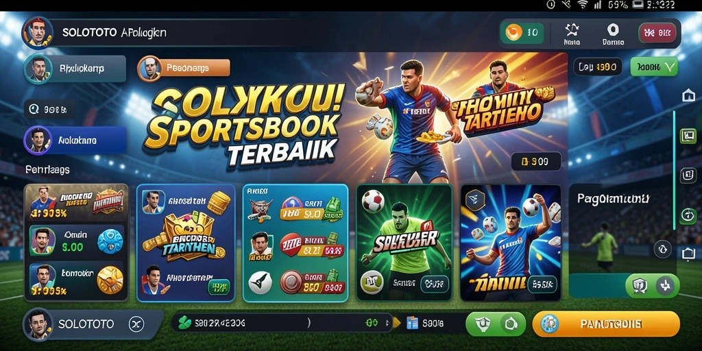 Tampilan menarik dari gameplay taruhan olahraga SOLOTOTO.