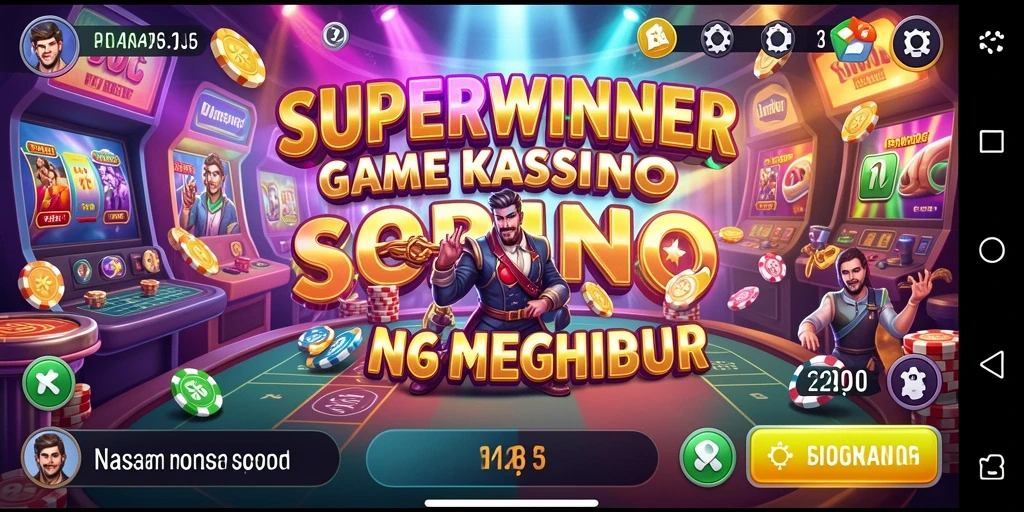 Gameplay menarik dari SUPERWINNER dalam permainan Kasino.