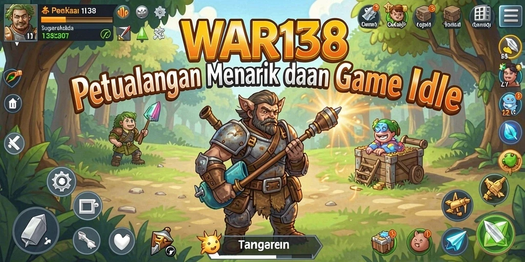 Tangkapan layar utama WAR138 menampilkan aksi gameplay yang seru dan menarik.